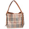 Burberry Small Canterbury Tote Haymarket Check Brown
